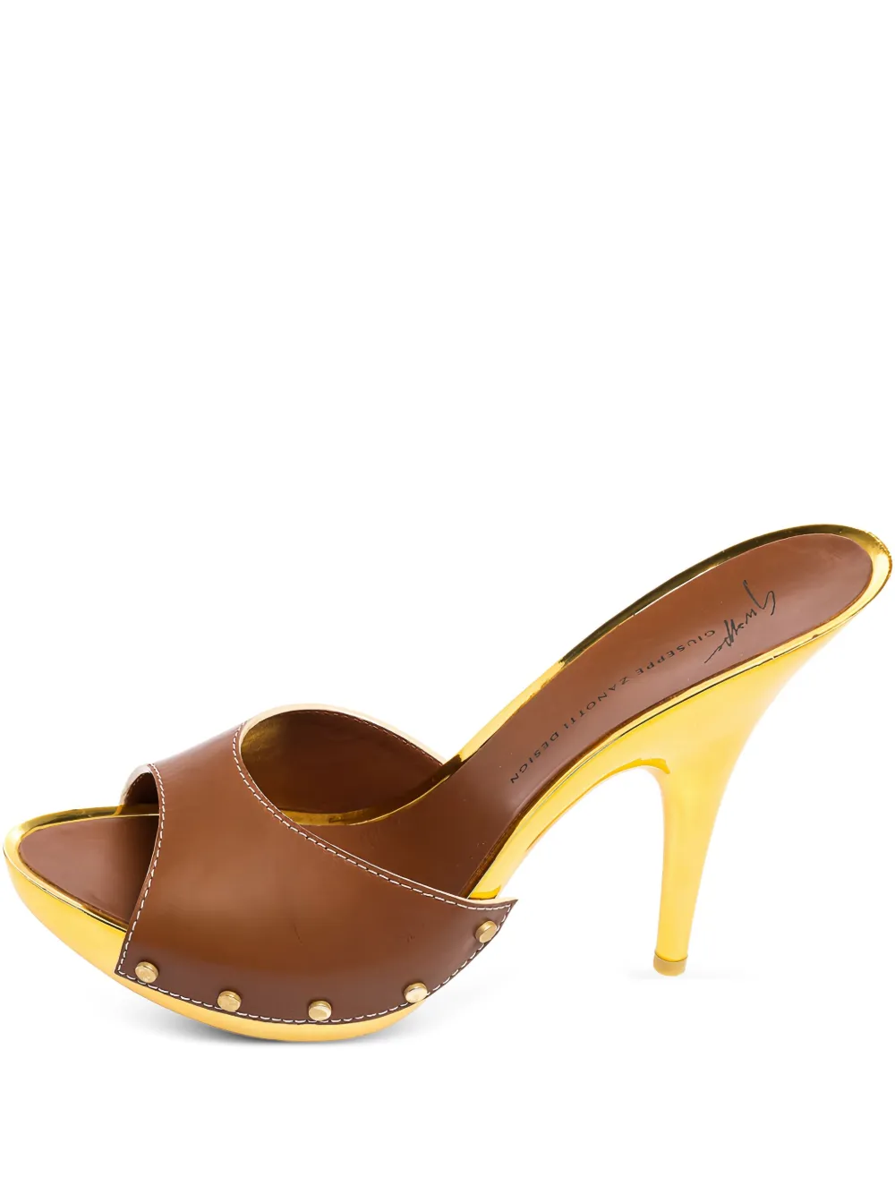 Giuseppe Zanotti Vintage 140mm leather sandals | Brown | Image 1