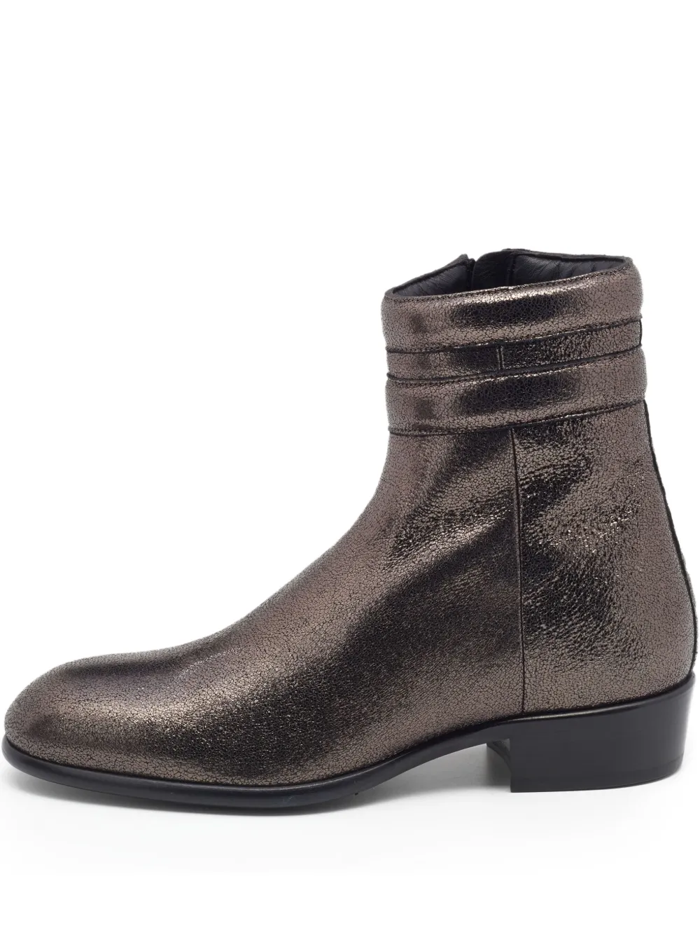 Jimmy Choo Pre-Owned botas con acabado metalizado | marrón | Image 1