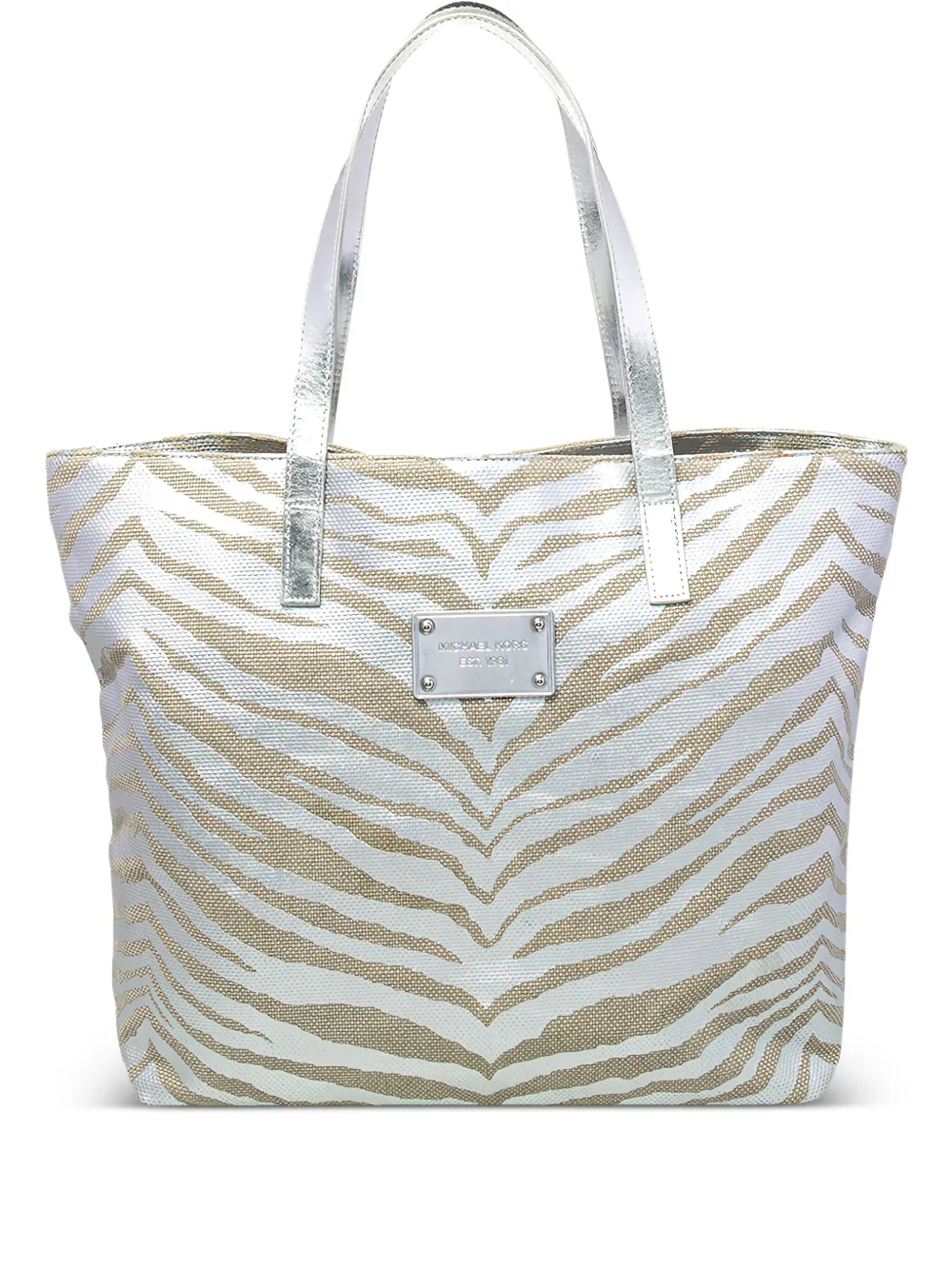 Michael Kors Vintage zebra-print tote bag | Neutrals | Image 1
