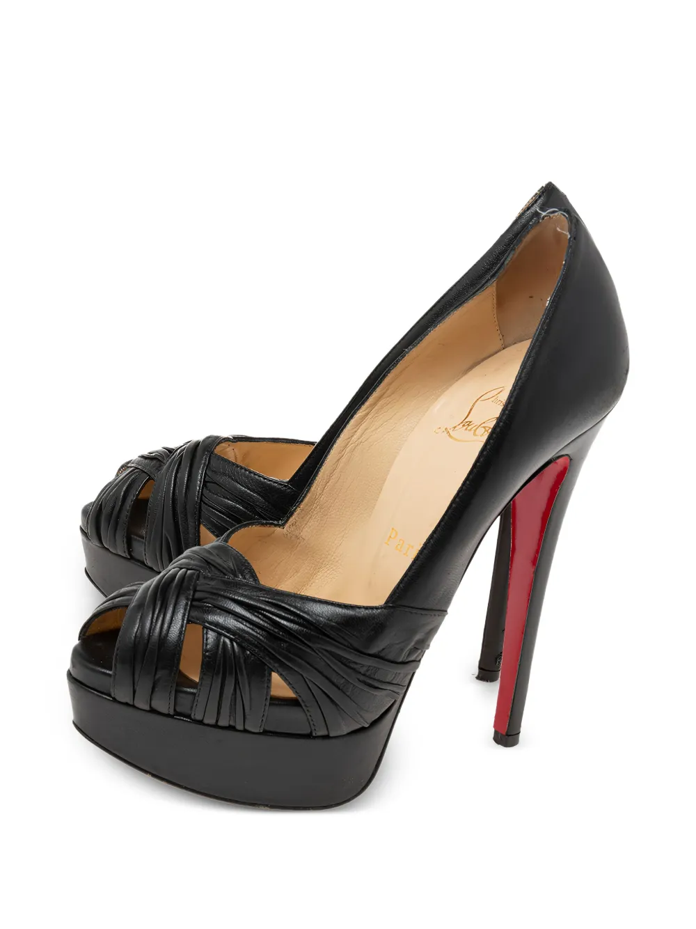 Christian Louboutin Pre-Owned 155 mm Aborina pumps - Zwart