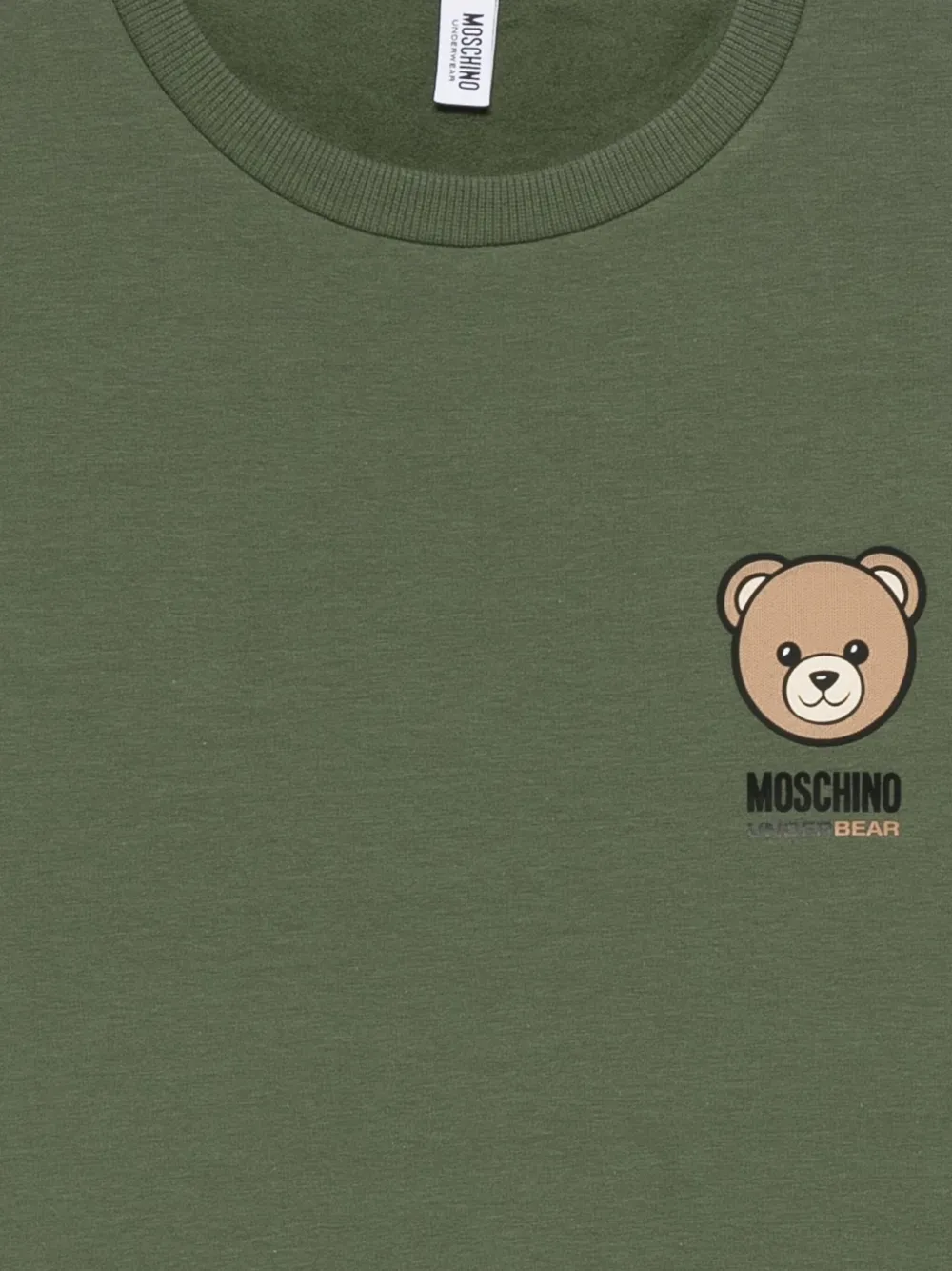 Moschino Sweater met teddybeerprint Groen
