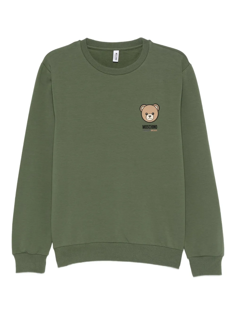 Moschino Sweatshirt mit Teddy-Print | Grün | Image 1