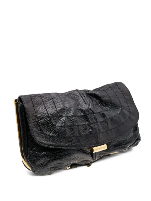 Jimmy Choo Pre-Owned Ayse leather clutch bag