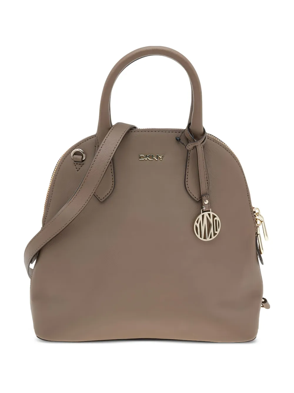 DKNY Vintage pre-owned dome satchel bag - Marrone