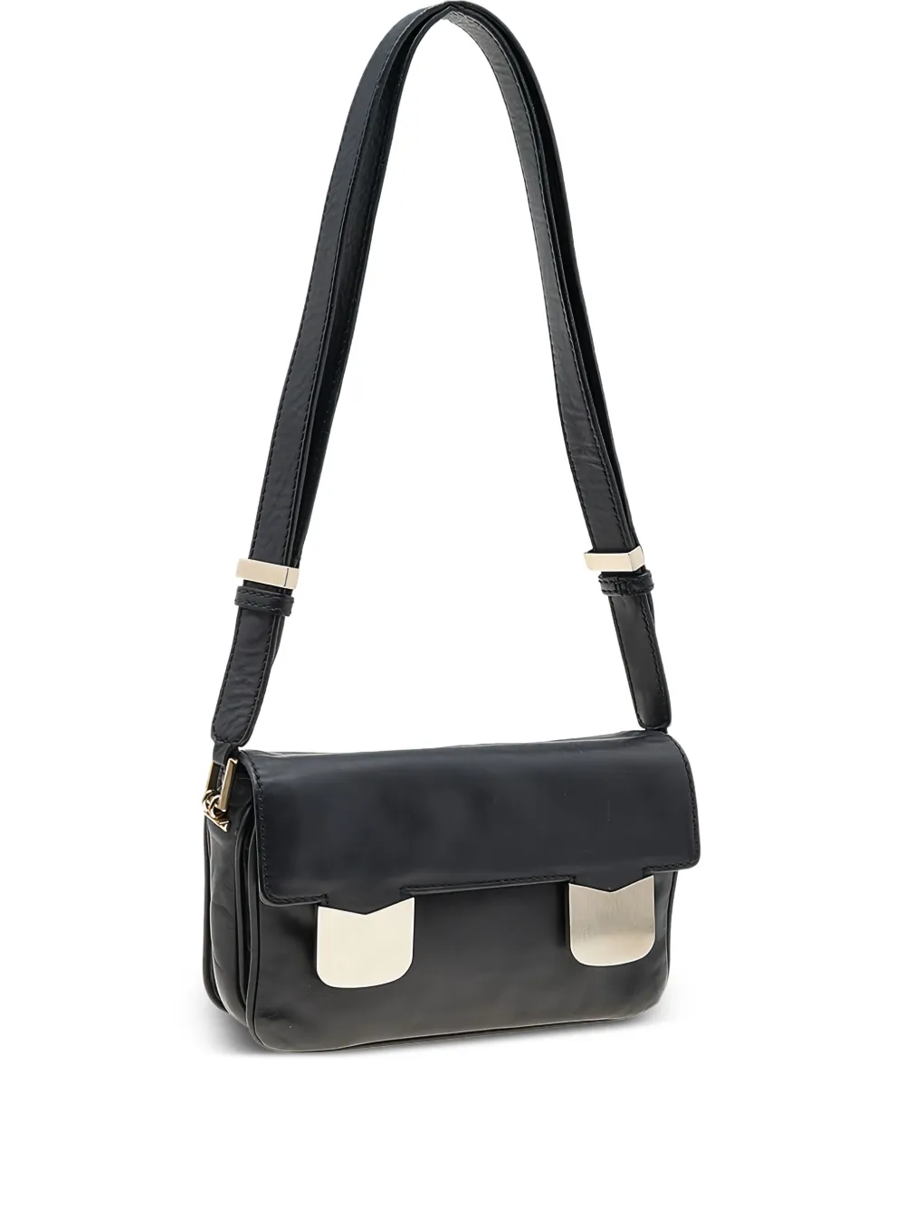 Valentino Garavani Pre-Owned logo-plaque leather shoulder bag | Image 2