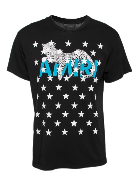 AMIRI playera con estampado gráfico de archivo
