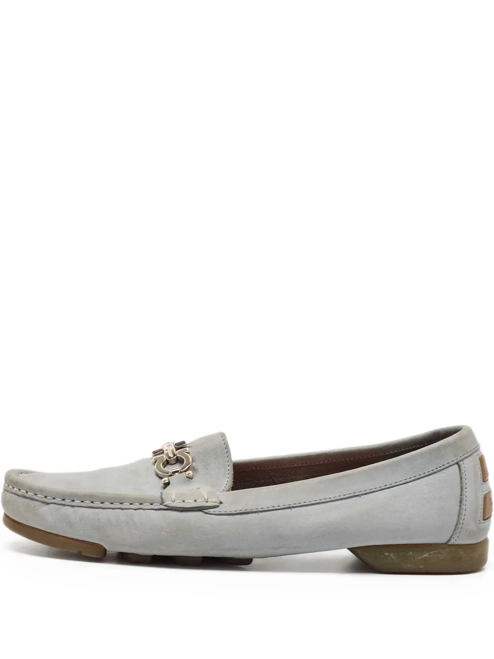 Ferragamo Pre-Owned mocasines Gancini | azul | Image 1