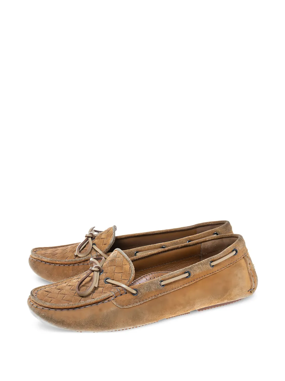 Bottega Veneta Pre-Owned woven moccasin loafers | Image 2