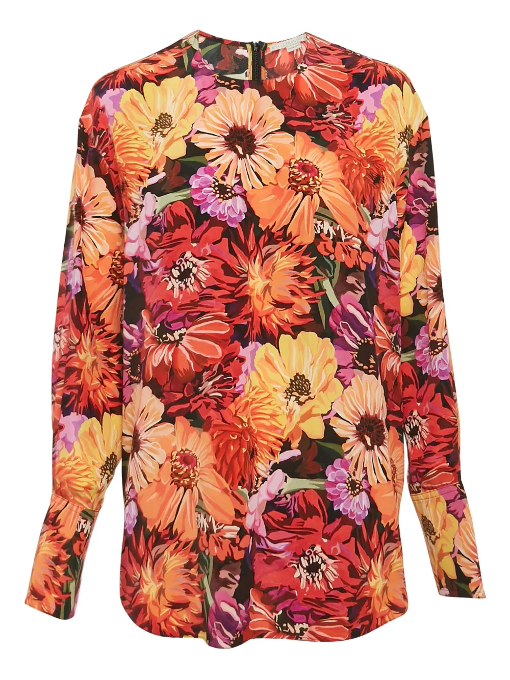 Stella McCartney Pre-Owned floral-print silk blouse | Red | Image 1