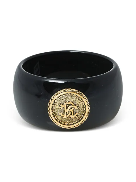 Roberto Cavalli Vintage pulsera con logo grabado