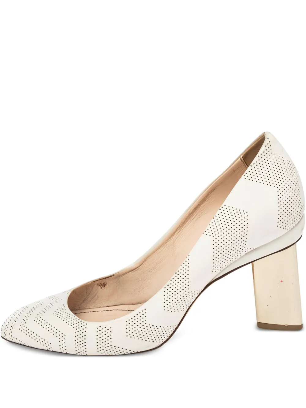 Nicholas Kirkwood 70mm block-heel pumps | White | Image 1