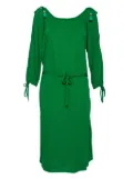Roberto Cavalli Vintage pre-owned tassel-embellished belted dress - Green