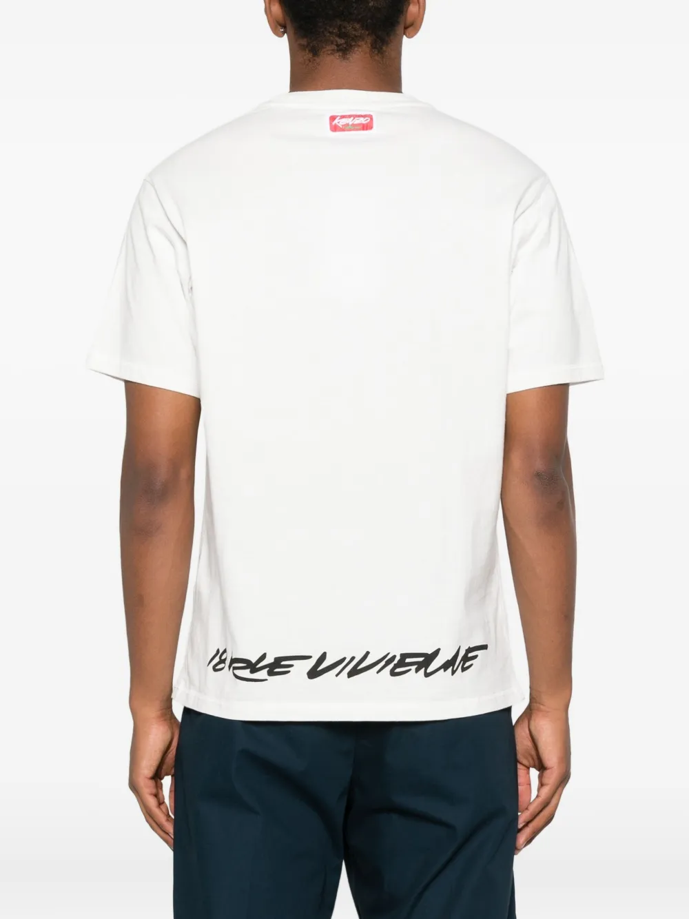 Kenzo T-shirt met logoprint Wit