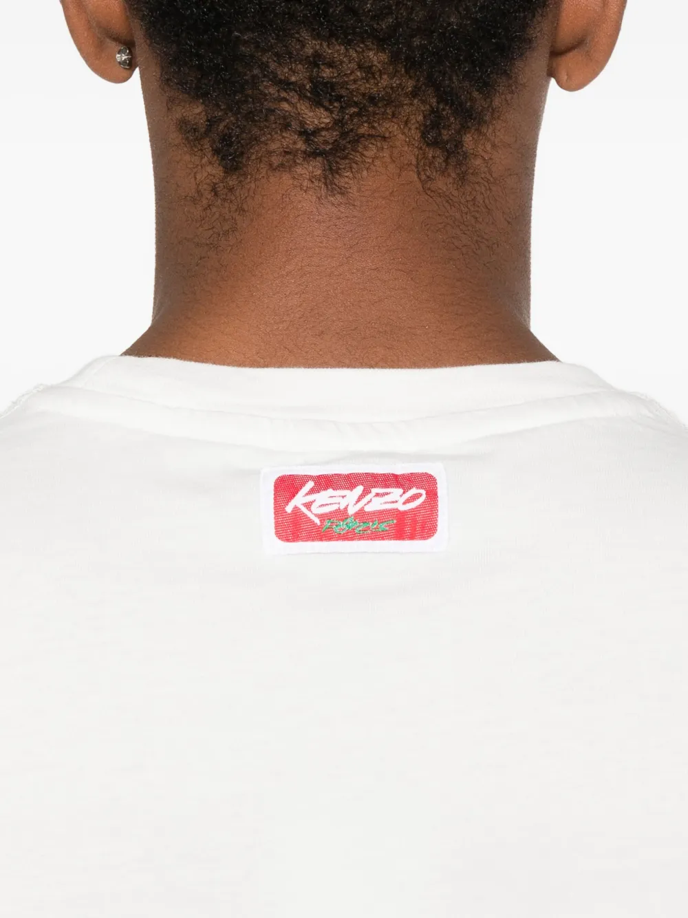 Kenzo T-shirt met logoprint Wit