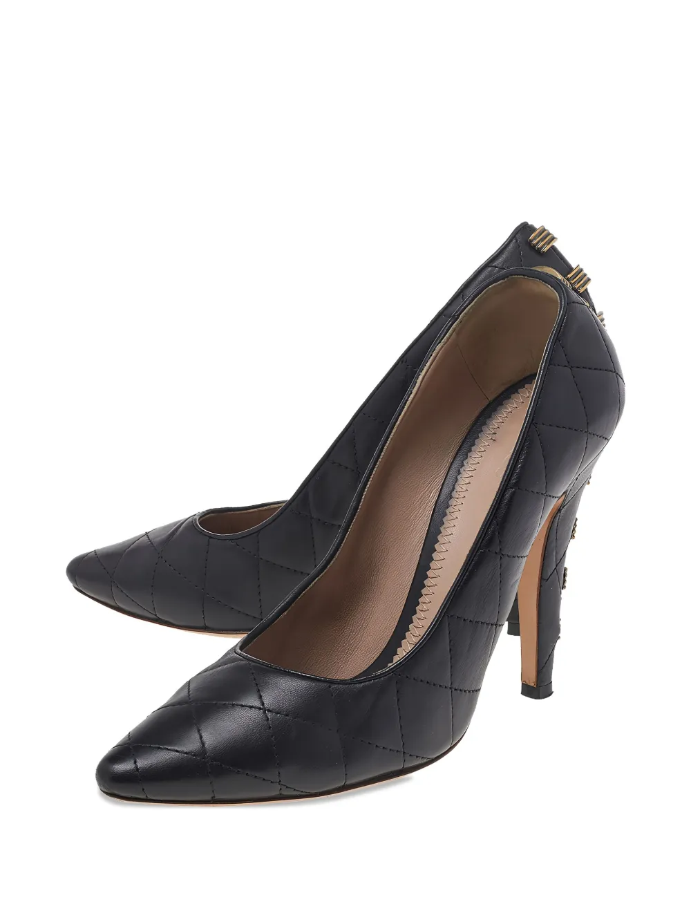 Chloé Pre-Owned escarpins matelassés à bout pointu 115 mm | Image 2