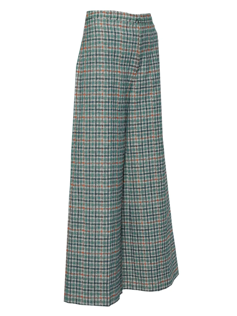 Isabel Marant Vintage pre-owned checked wide-leg trousers | Image 2