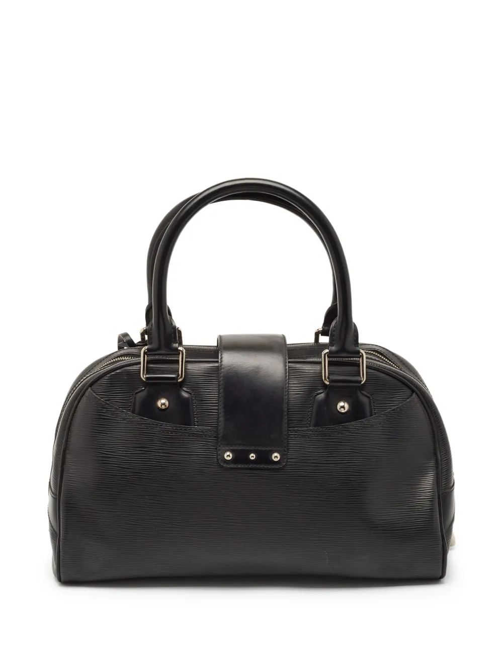 Pre-owned Louis Vuitton Textured Leather Bowler Tote Bag