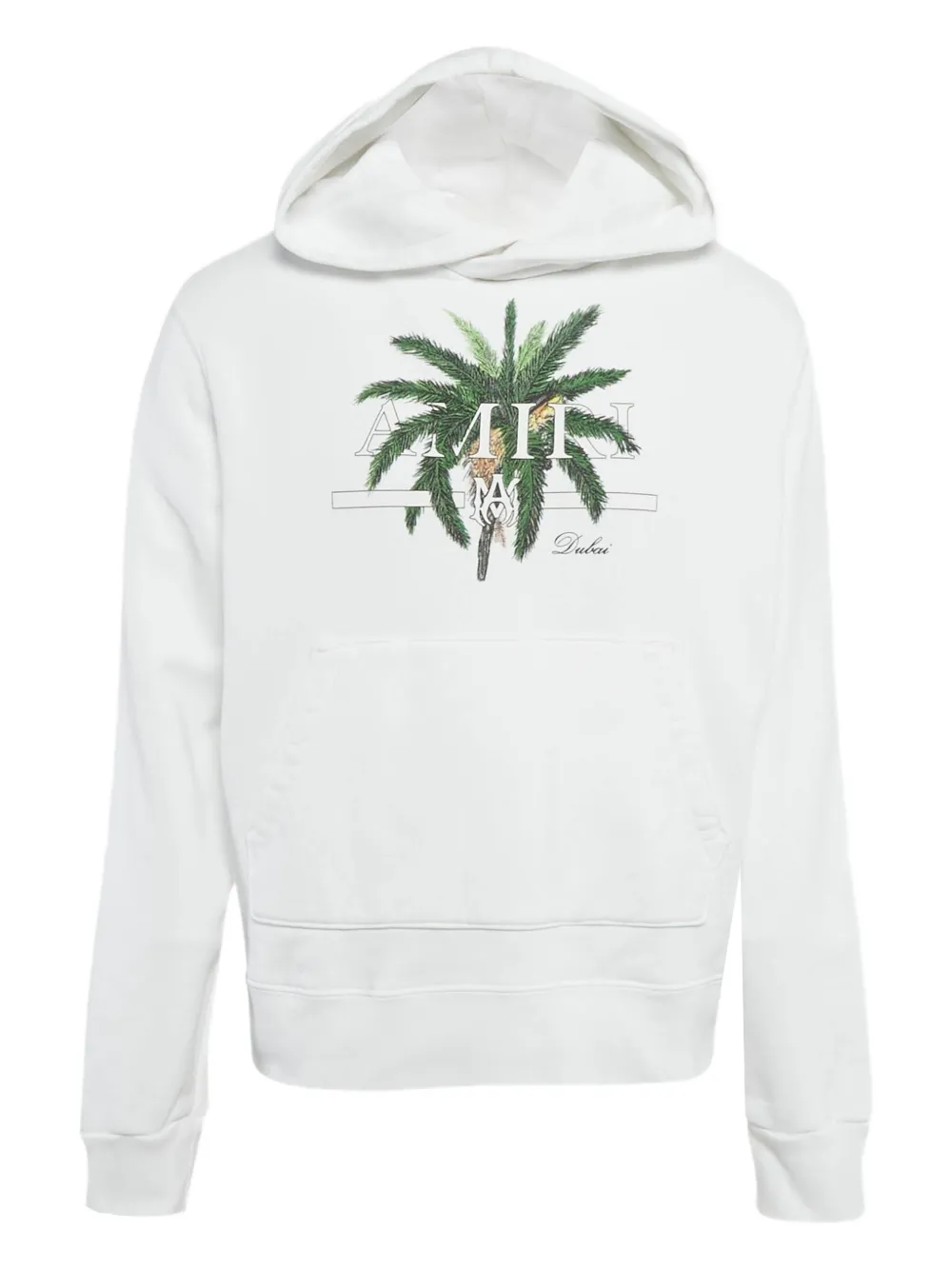 AMIRI pre-owned palm tree-print hoodie | White | Image 1