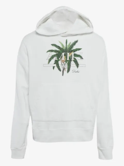 AMIRI pre-owned palm tree-print hoodie