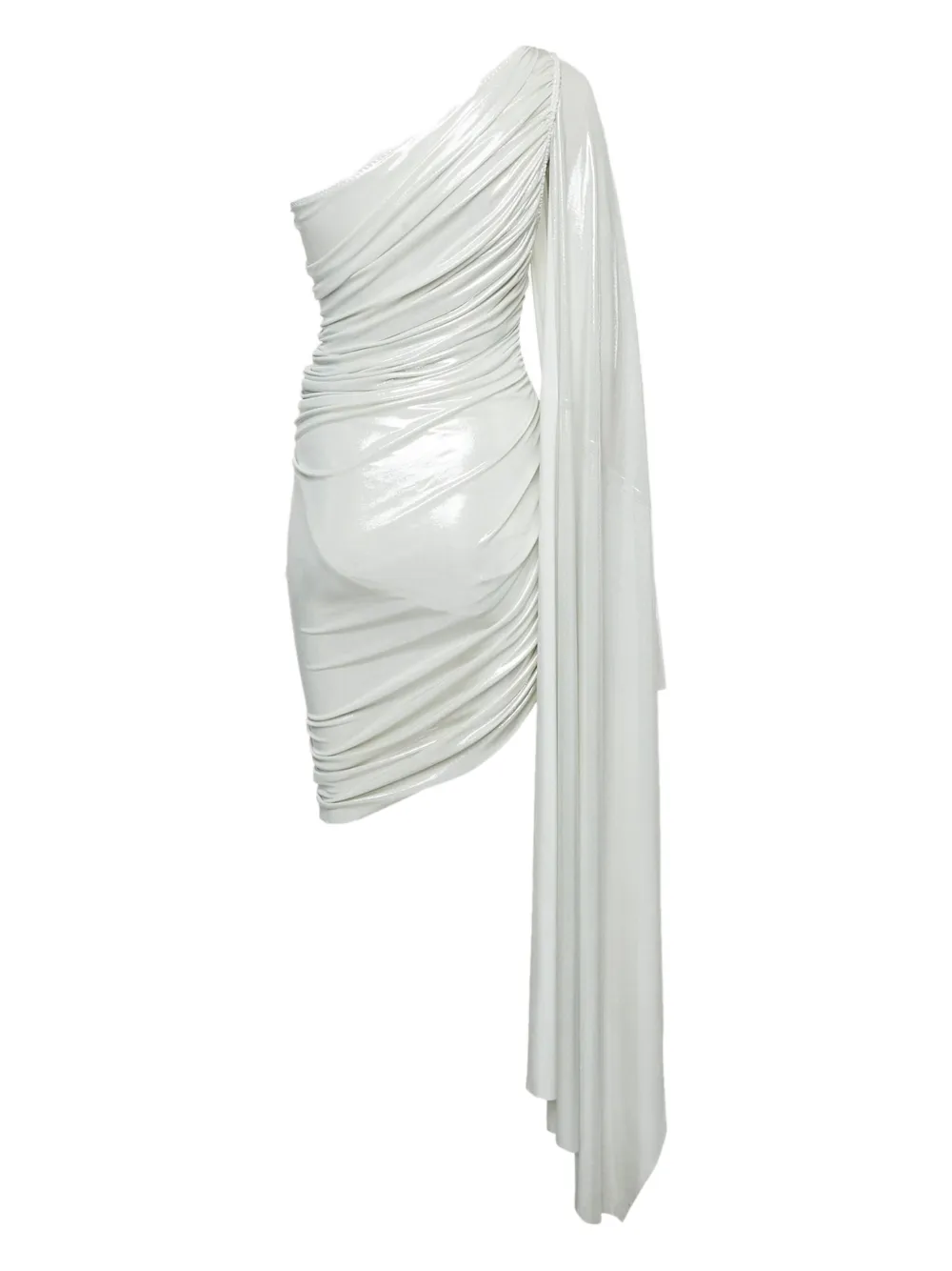 Norma Kamali Vintage pre-owned draped one-shoulder mini dress | Image 2