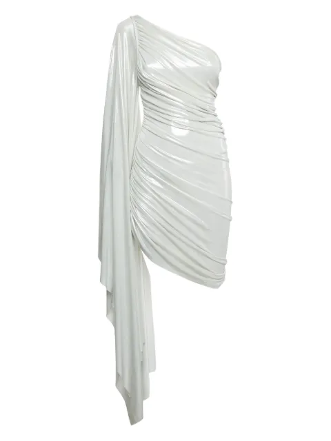 Norma Kamali Vintage pre-owned draped one-shoulder mini dress