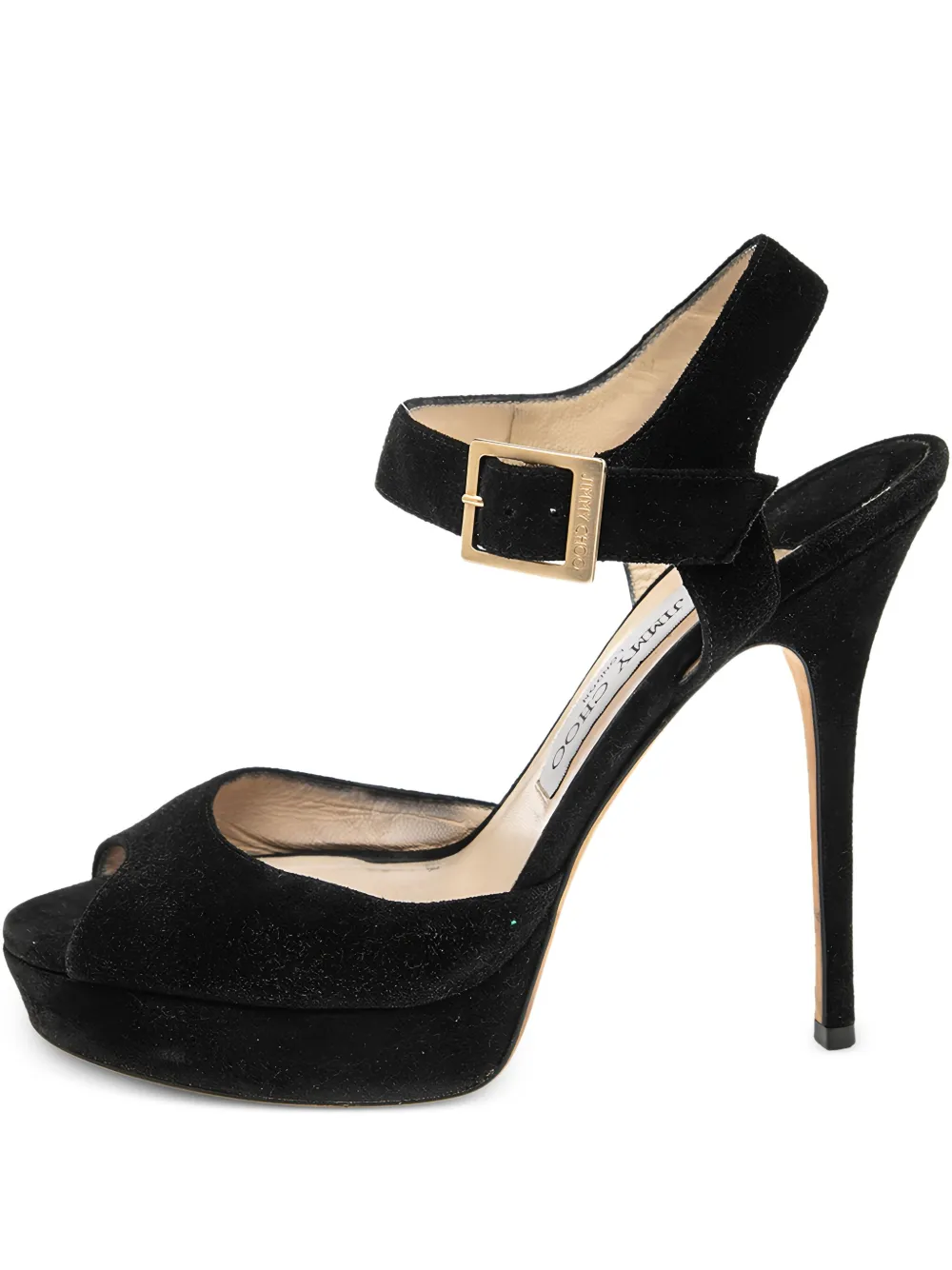 Jimmy Choo Pre-Owned 125mm leather heeled pumps | Black | Image 1