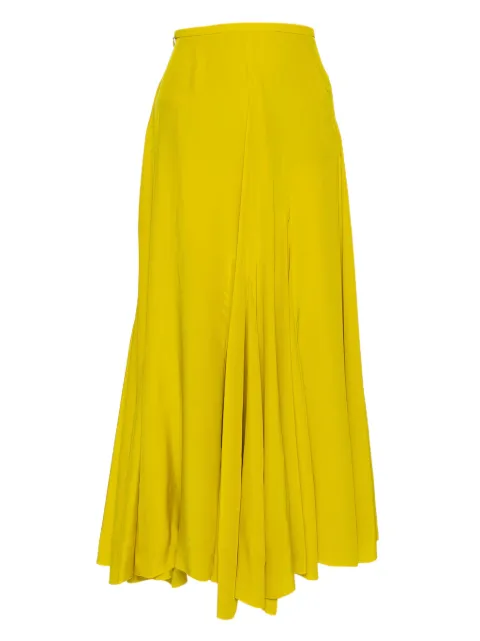 Haider Ackermann pre-owned pleated flared skirt
