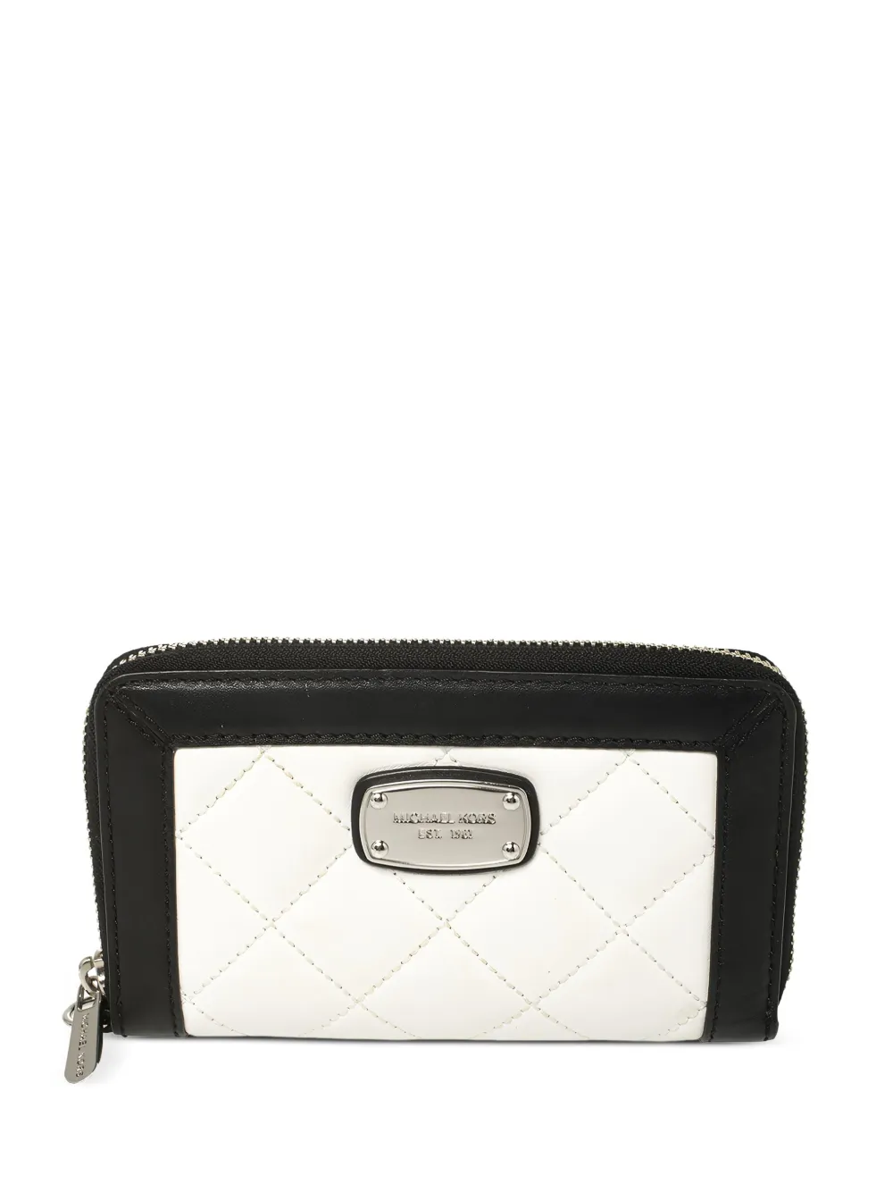 Michael Kors Vintage プレオウンド キルティングレザー 財布 - ホワイト Michael Kors Vintage プレオウンド キルティングレザー 財布 - ホワイト