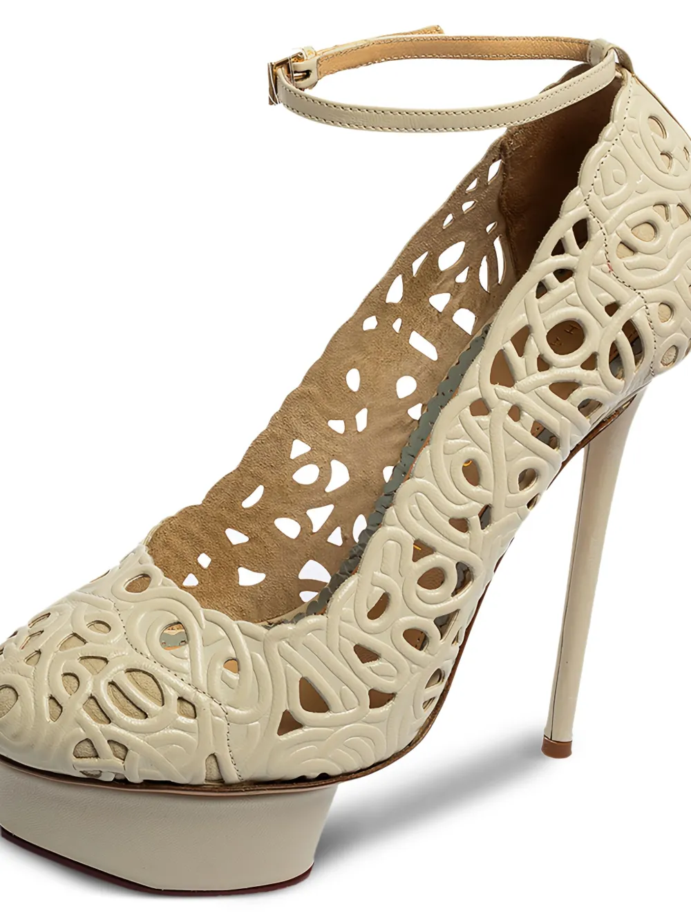 Charlotte Olympia pre-owned 140mm cut-out platform pumps | Image 2