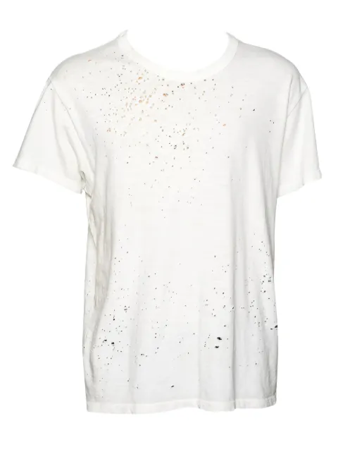 AMIRI playera con efecto envejecido y cuello redondo de archivo