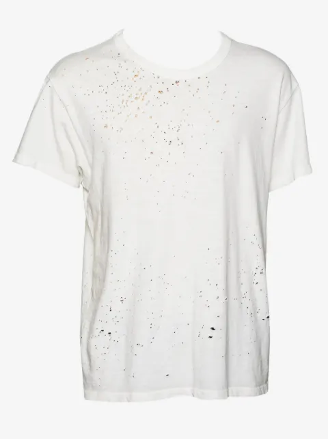 AMIRI pre-owned distressed crew-neck T-shirt