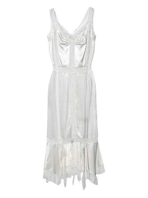 Burberry Pre-Owned lace-trim dress