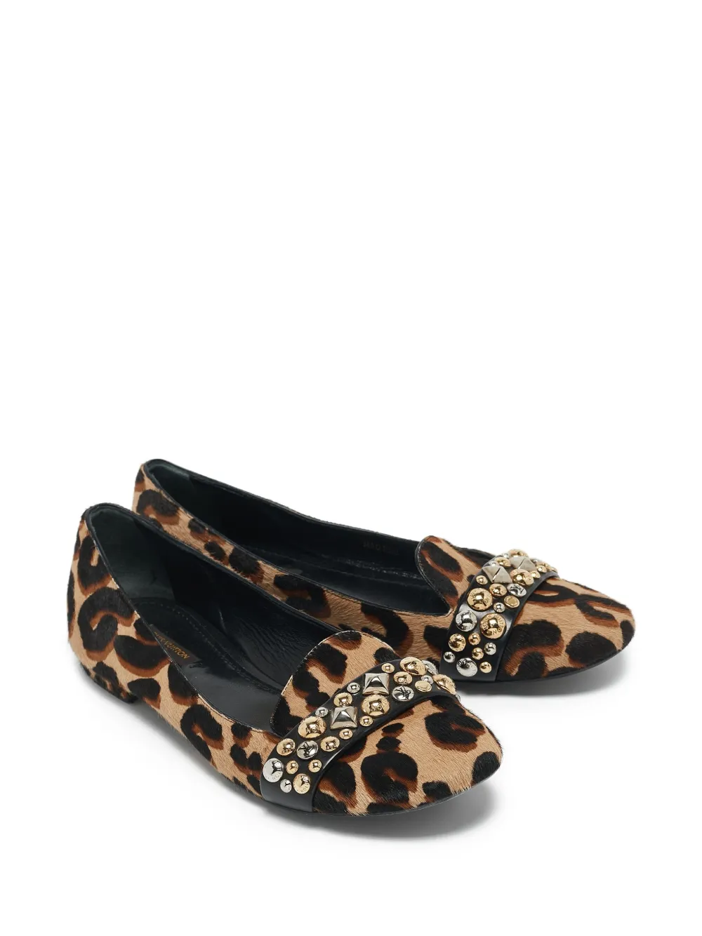 Louis Vuitton Pre-Owned Ballerina's met luipaardprint - Bruin