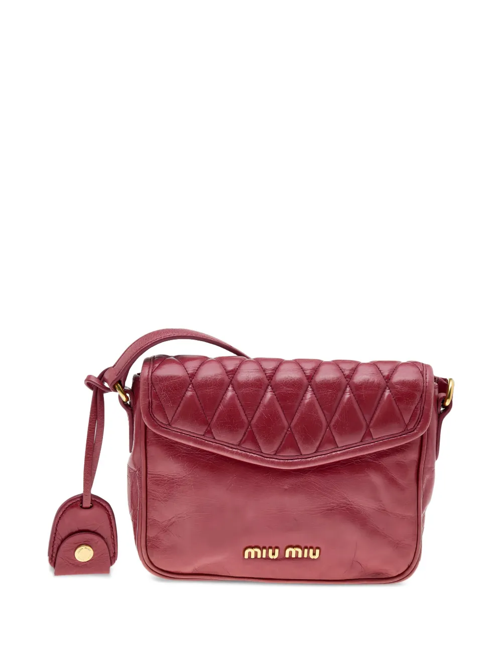 Miu Miu Pre-Owned quilted leather shoulder bag | Pre-Owned | Image 2