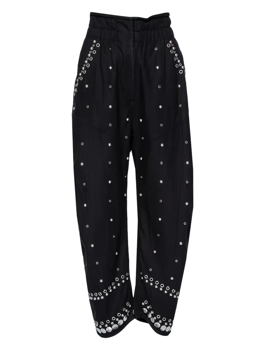 Isabel Marant Vintage Pantaloni Eloma con decorazione - Nero