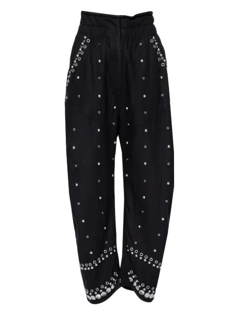 Isabel Marant Vintage Eloma stud-embellishment trousers