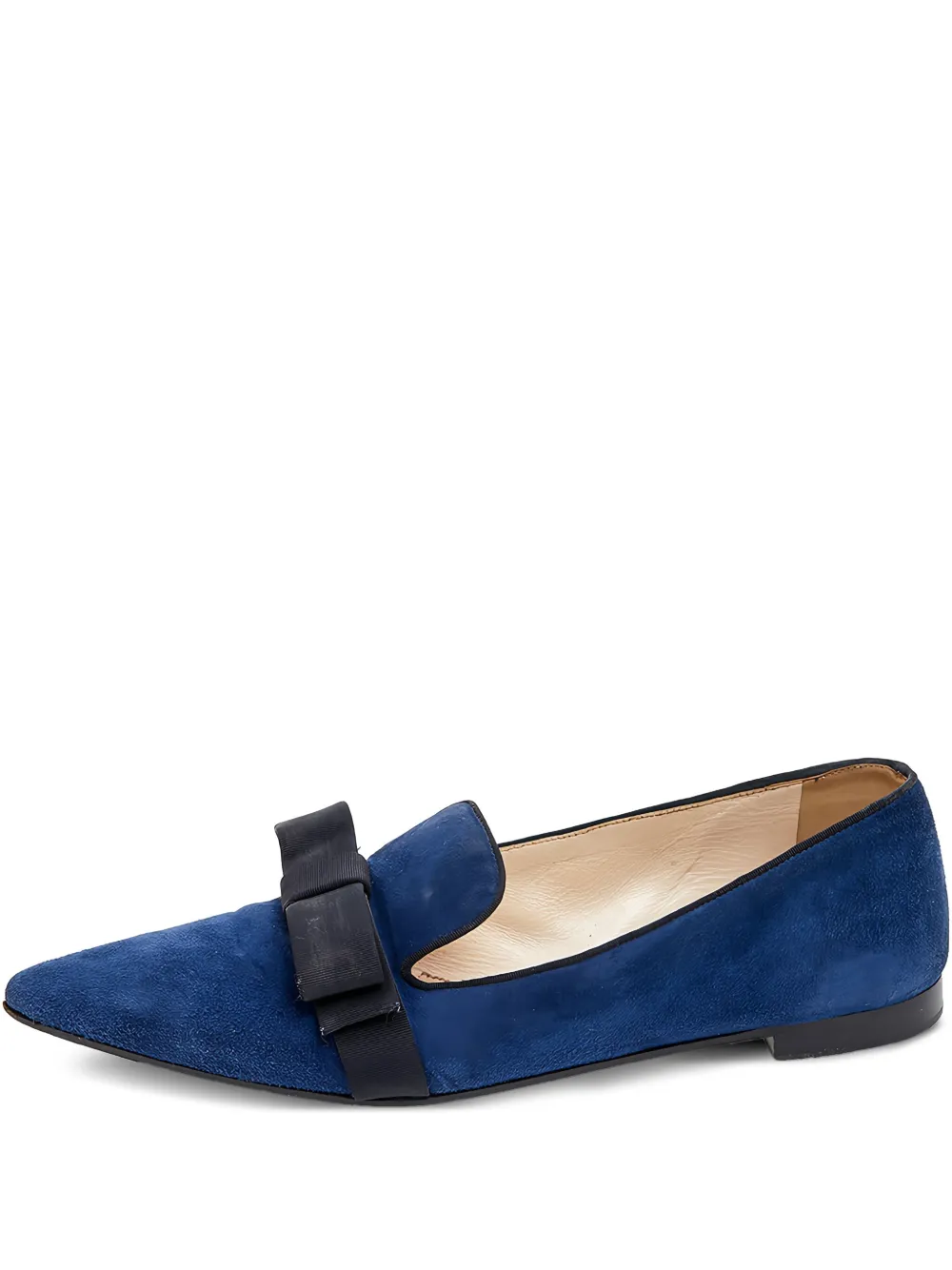 Prada Pre-Owned bow-detail ballet flats | Blue | Image 1
