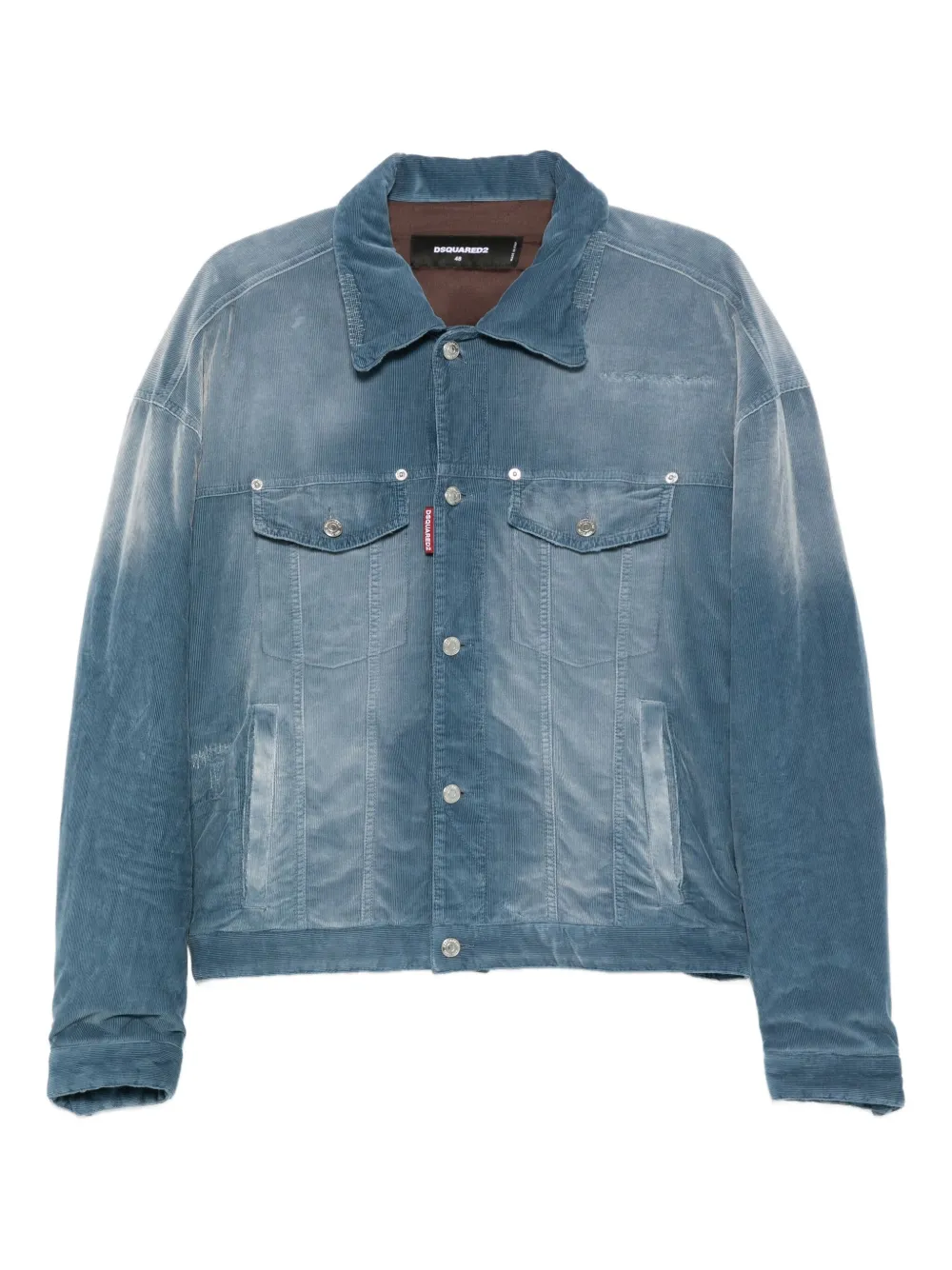 DSQUARED2 corduroy button jacket | Blue | Image 1