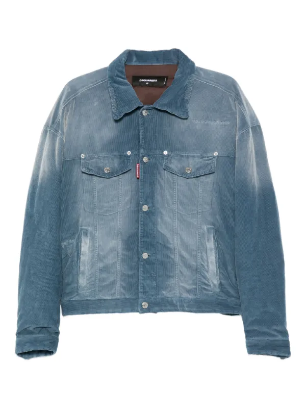 DSQUARED2 コーデュロイ ジャケット | ブルー | FARFETCH JP