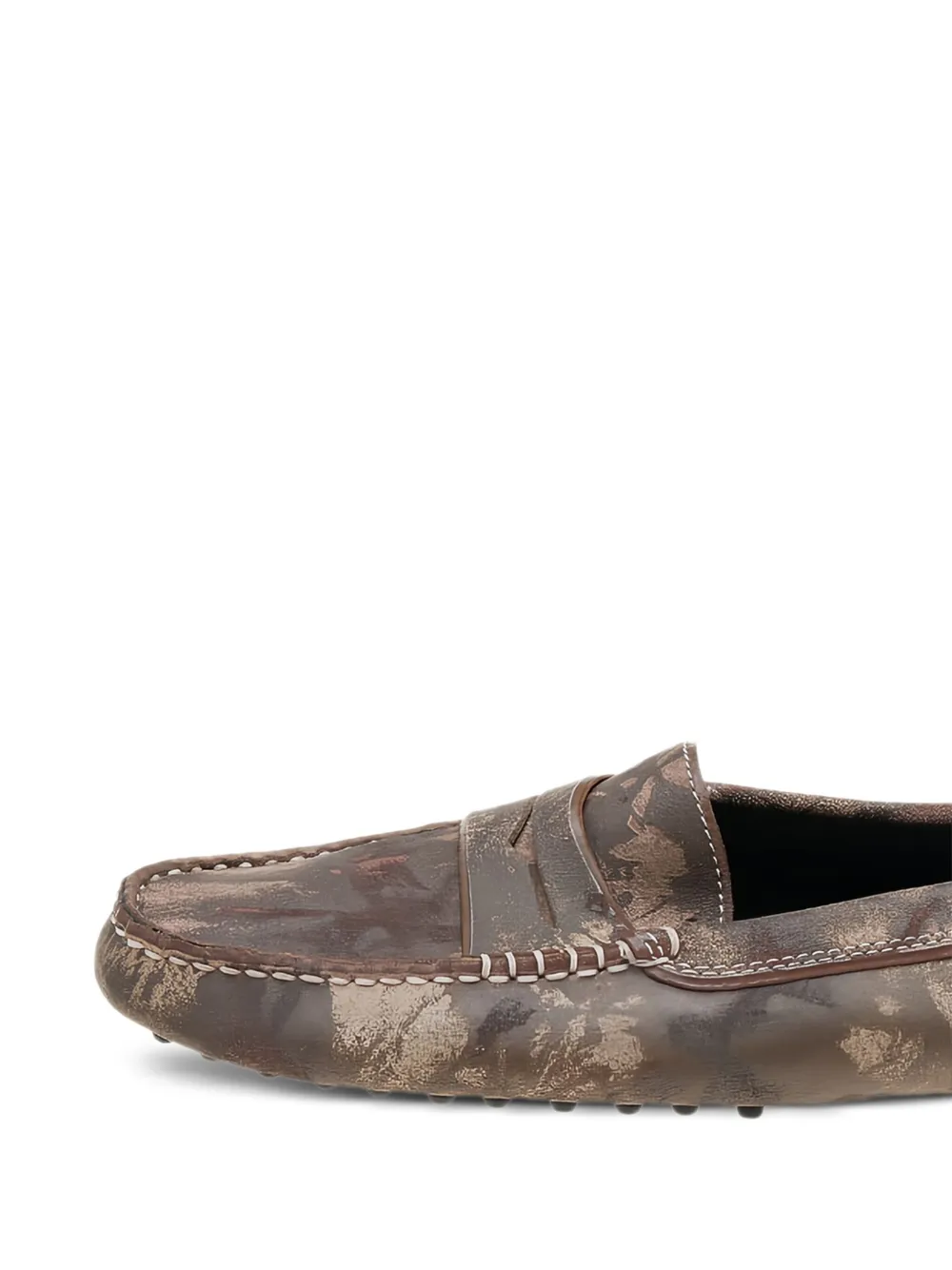 Tod's Vintage camouflage-print loafers | Image 2