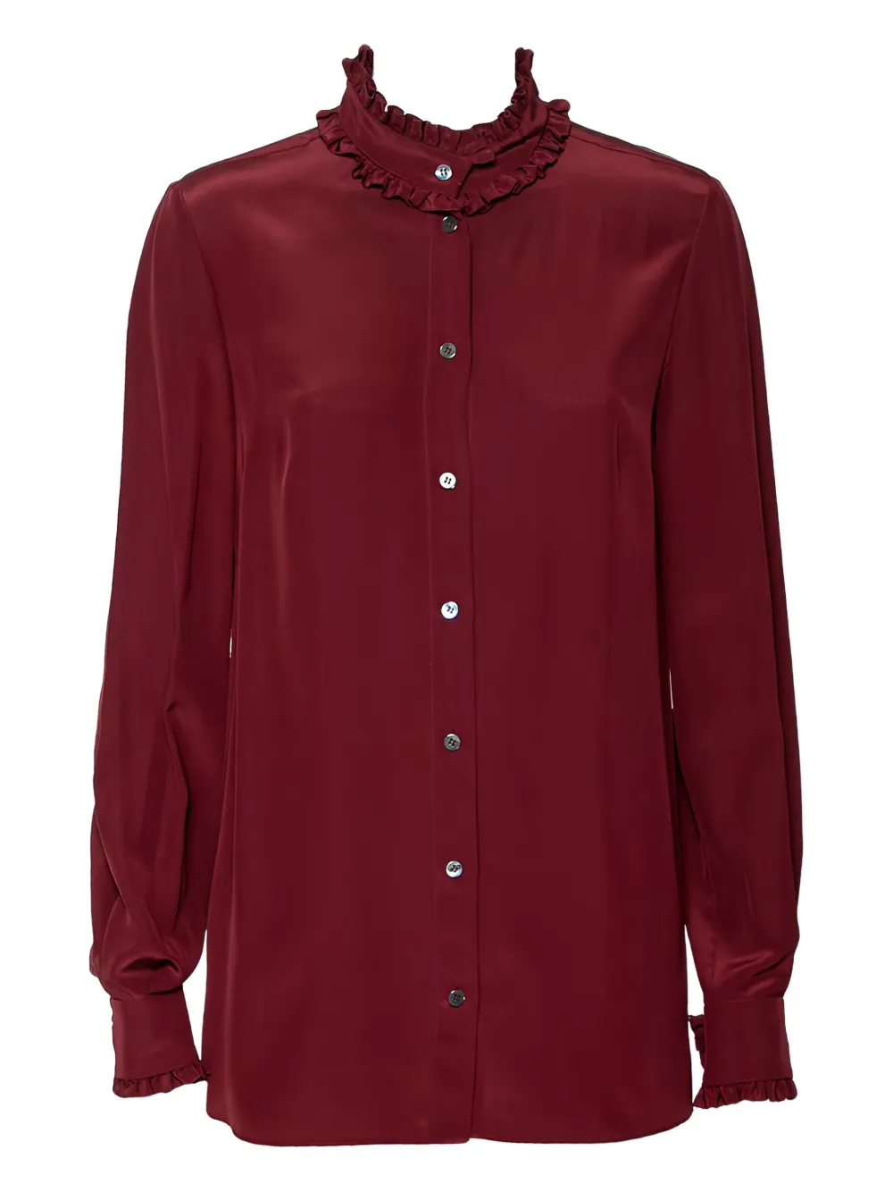 Dolce & Gabbana Pre-Owned Camicia con ruches - Rosso