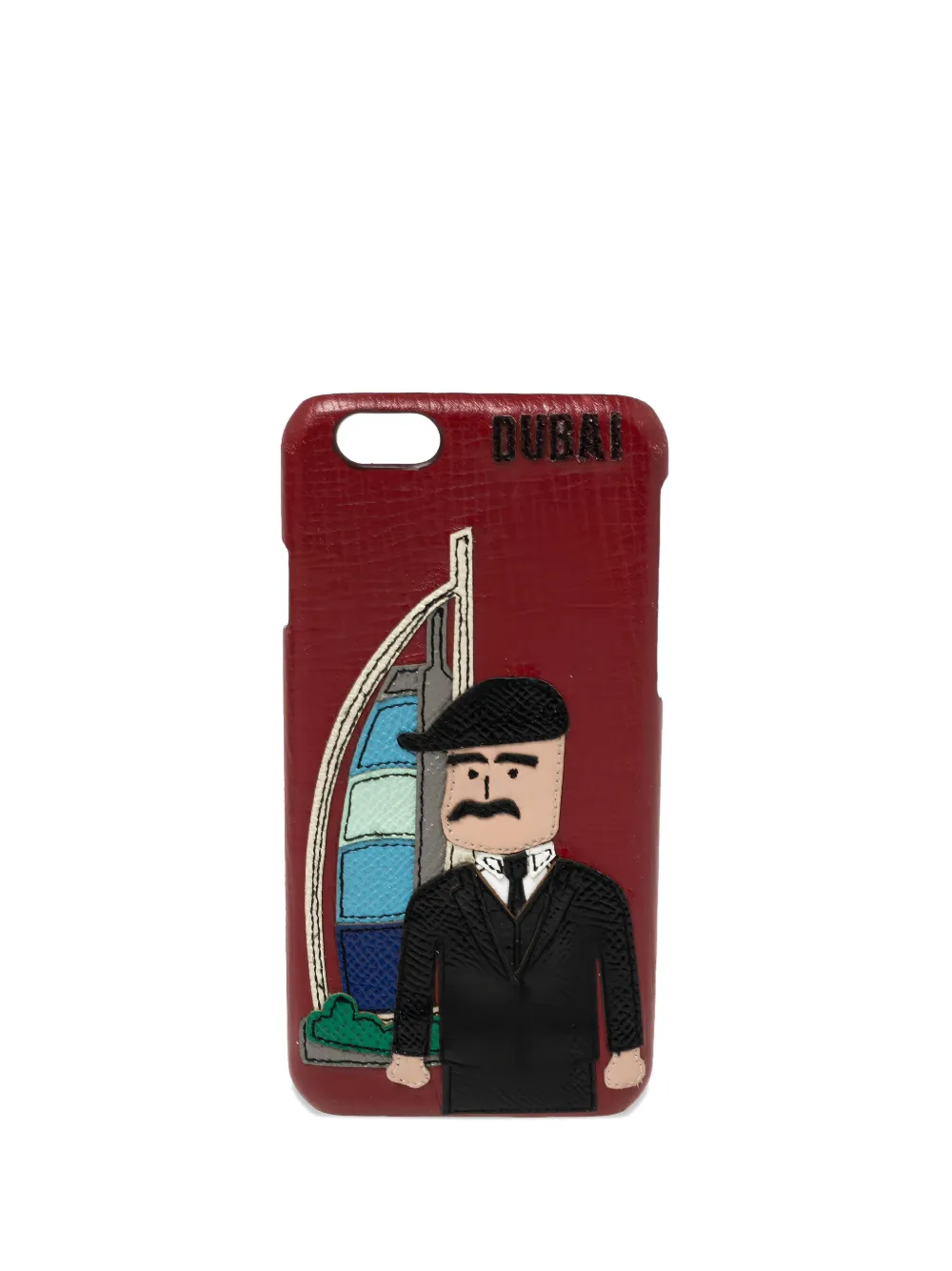 Pre-owned Dolce & Gabbana Dg Loves Dubai Phone Cover