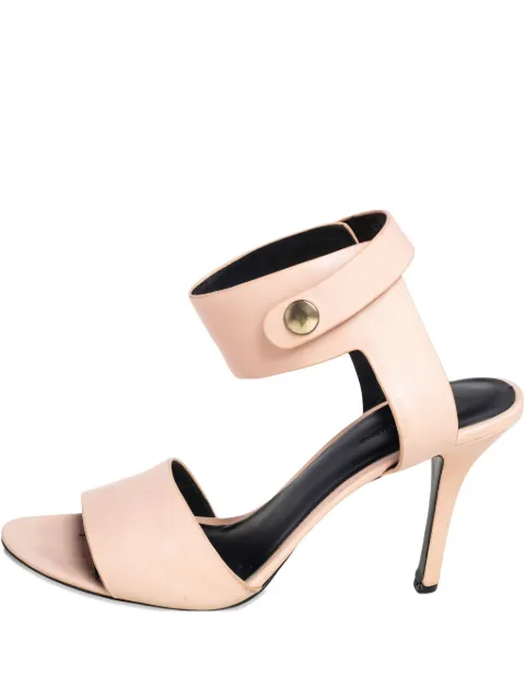 Pre-Owned Alexander Wang 100mm leather ankle-cuff sandals