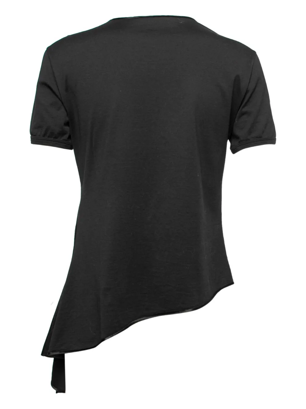 Pre-owned Dolce & Gabbana Asymmetrical-hem T-shirt In Black