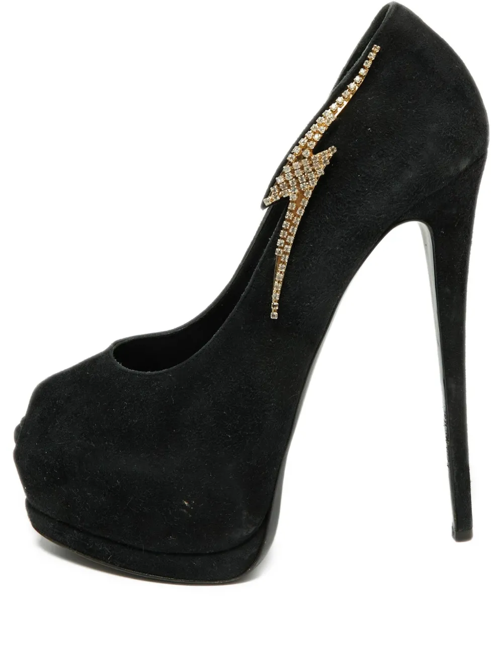 Giuseppe Zanotti Vintage pre-owned 160mm peep-toe pumps | Black | Image 1