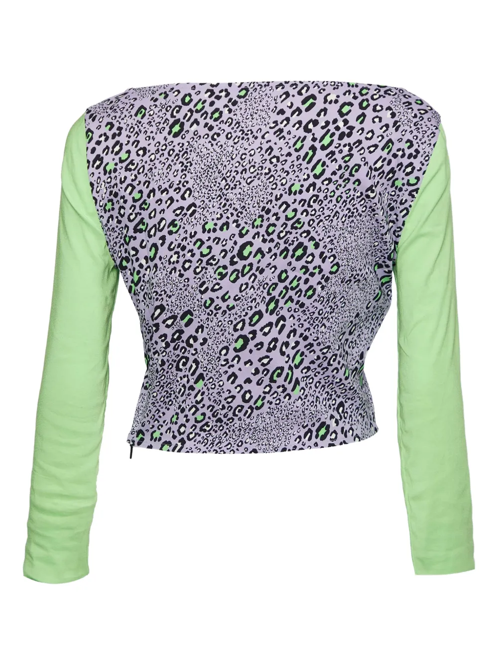 Versace Pre-Owned leopard-print long-sleeve top | Image 2