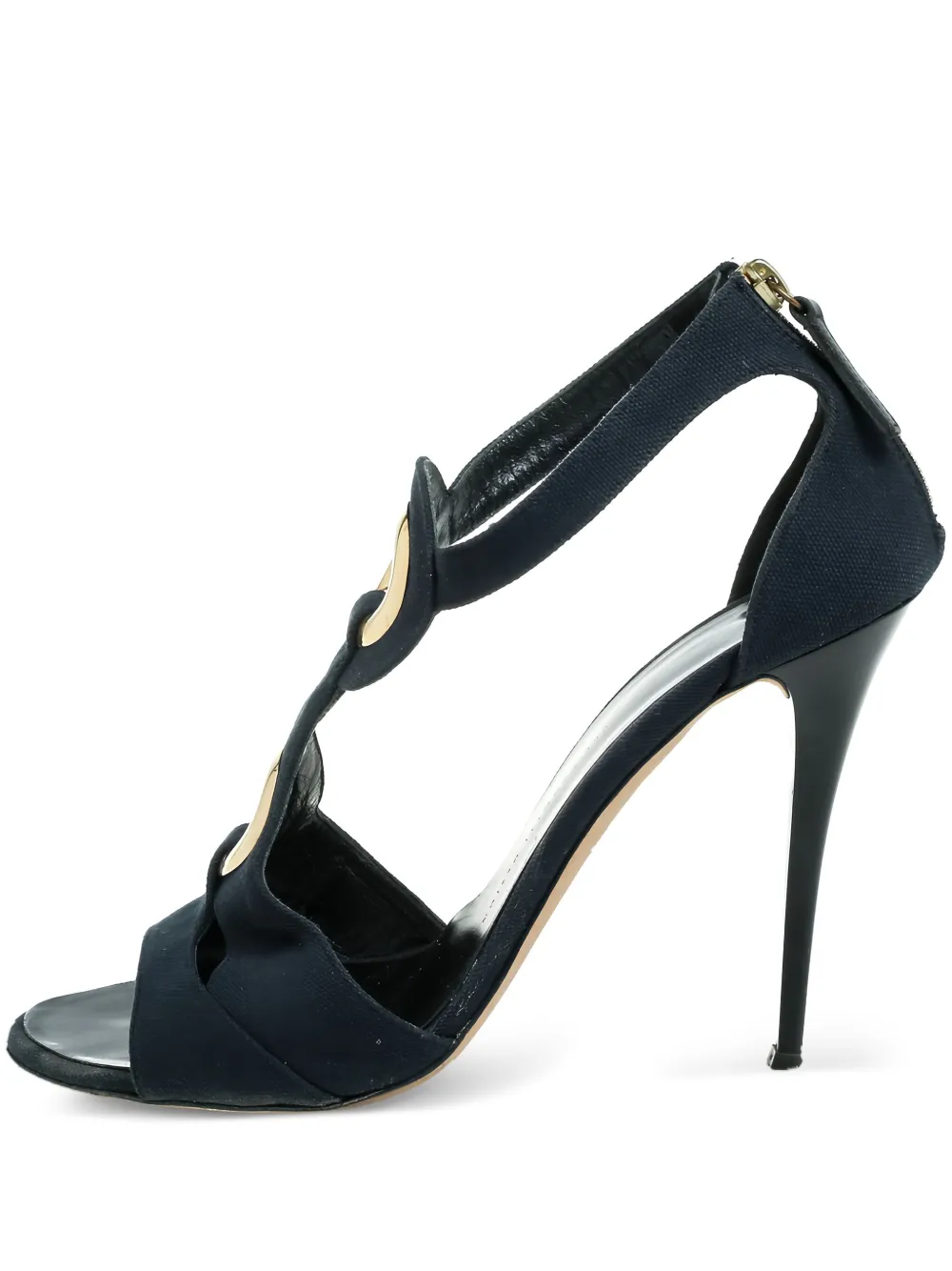 Giuseppe Zanotti Vintage pre-owned 120mm canvas sandals | Blue | Image 1