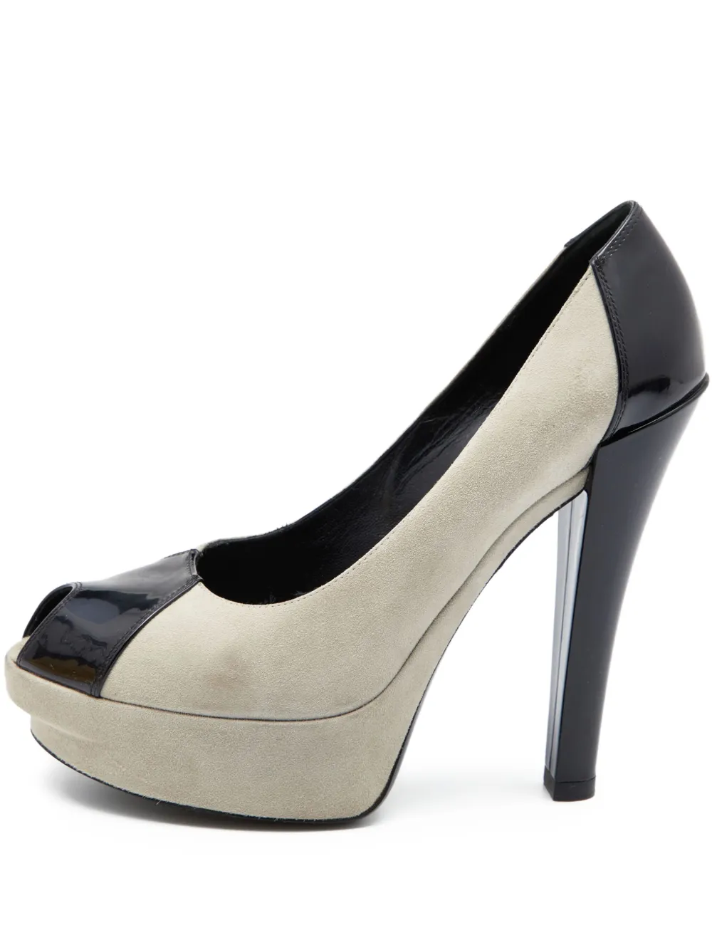 Louis Vuitton Pre-Owned Pumps a punta aperta 135mm - Grigio