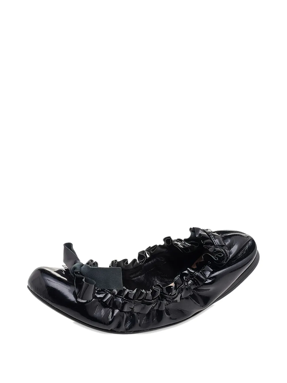 Miu Miu Pre-Owned patent leather ballet flats | Image 2