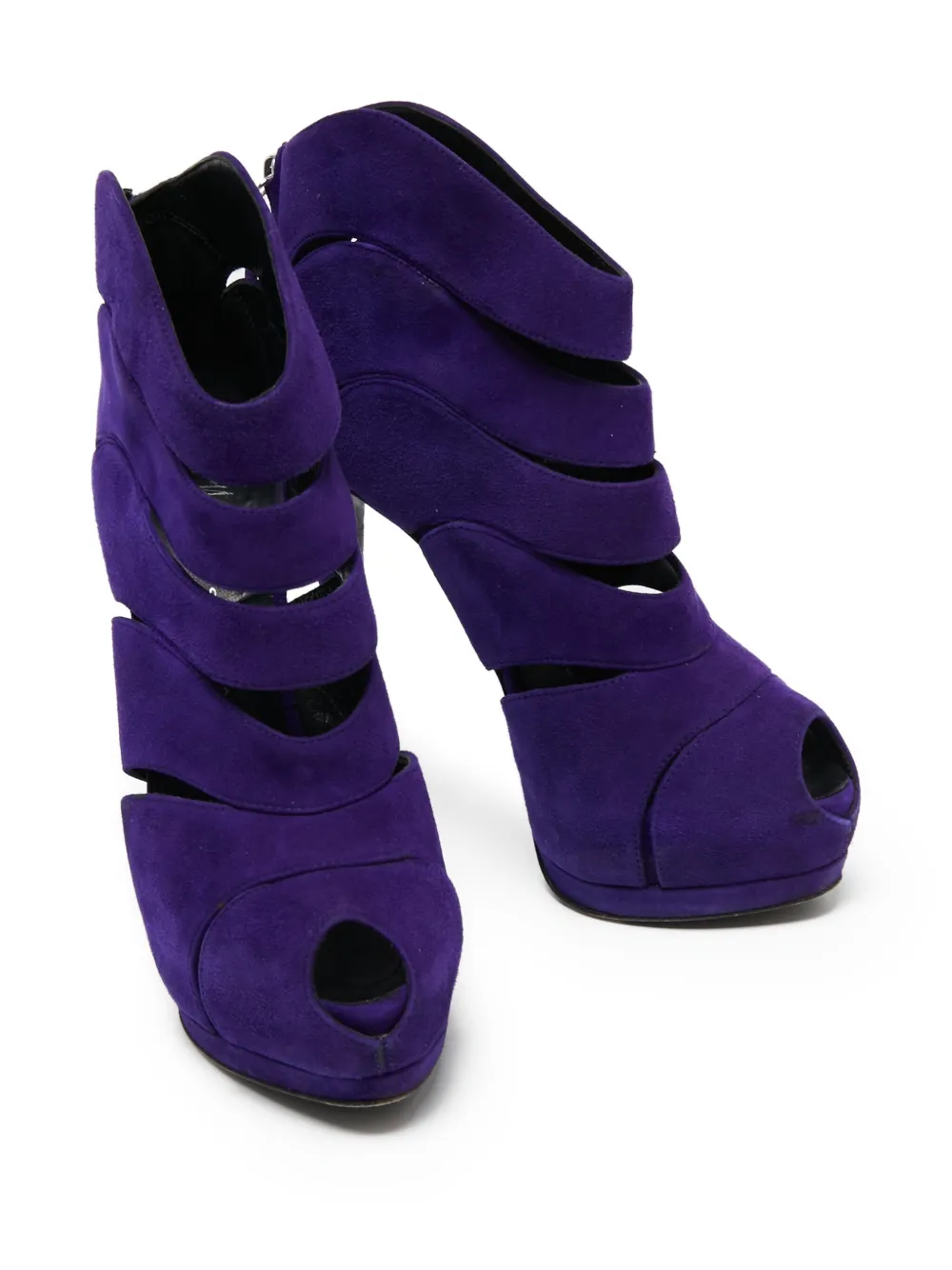Giuseppe Zanotti Vintage 145 mm leren pumps - Paars